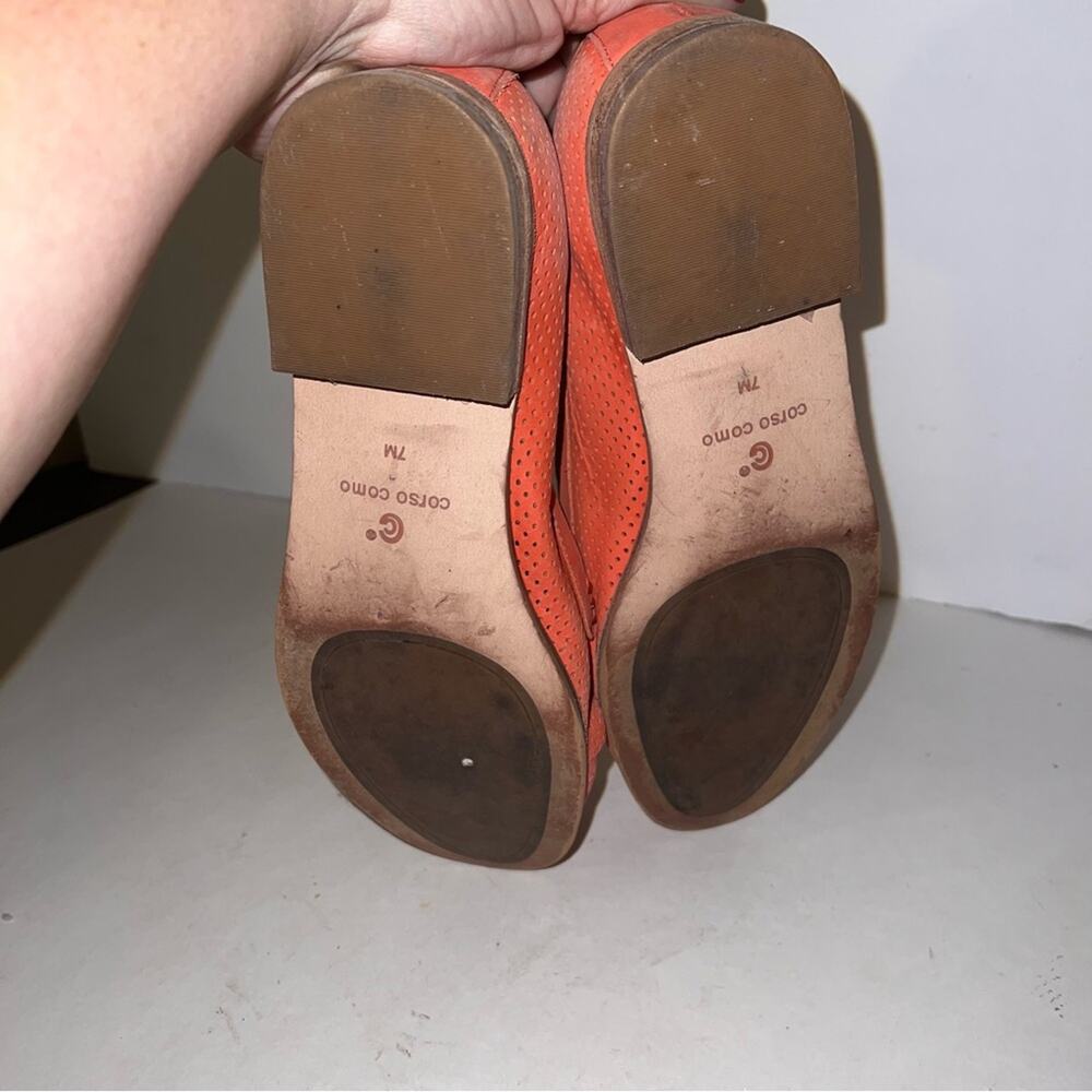 CORSO COMO leather upper salmon colored loafers 7 - Picture 6 of 7